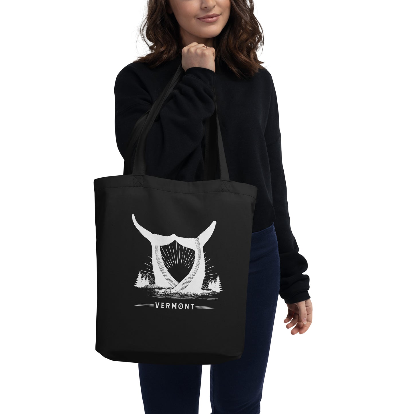 Whales Tails Vermont Eco Tote Bag