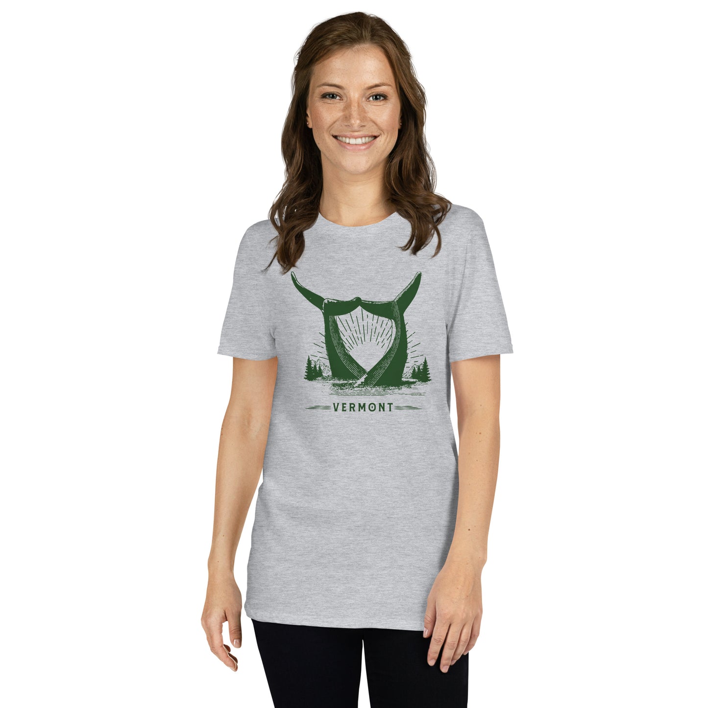 Whales Tails Vermont Unisex T-Shirt (Lighter Colors)