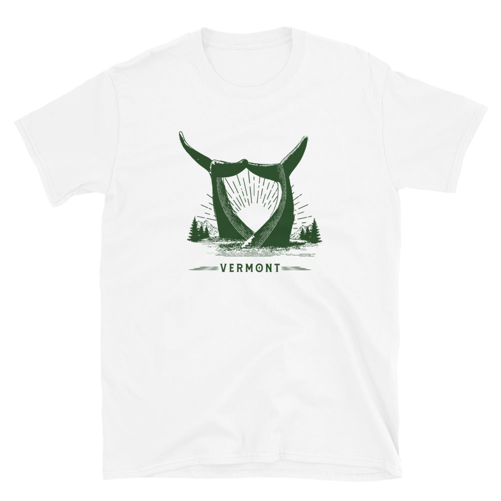 Whales Tails Vermont Unisex T-Shirt (Lighter Colors)