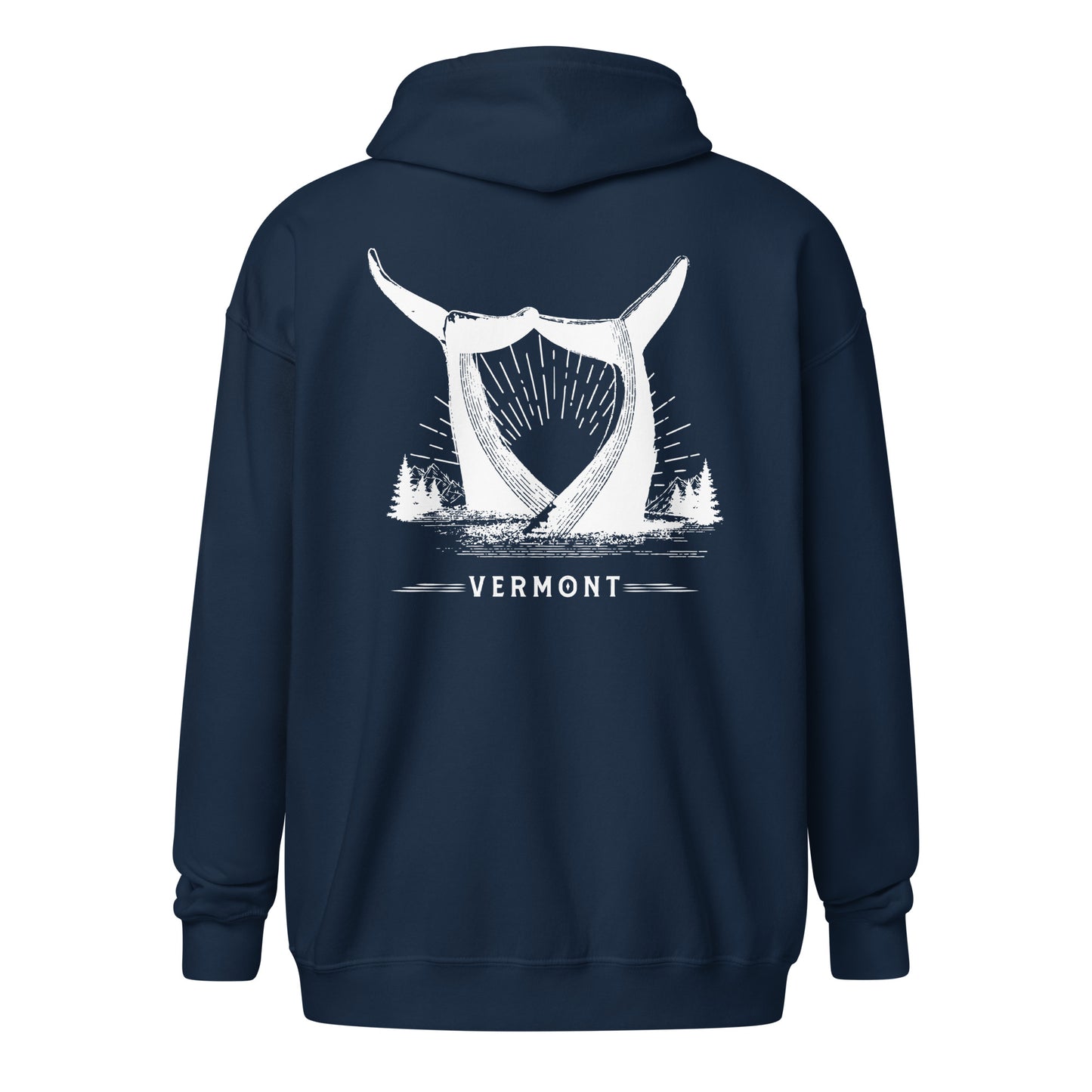 Whales Tails Unisex heavy blend zip hoodie